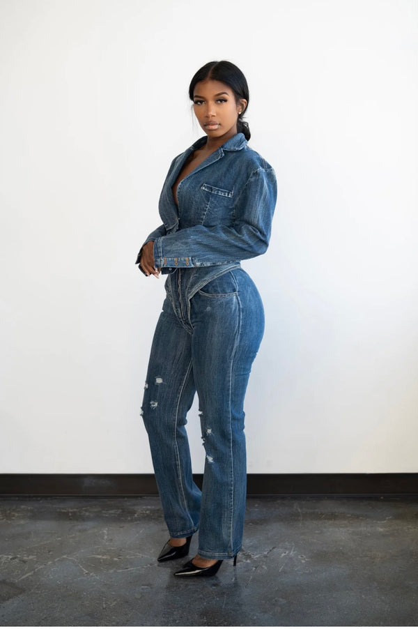 Nori Denim Set